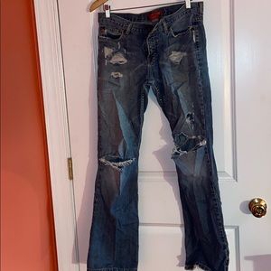 women’s light wash bootcut jeans